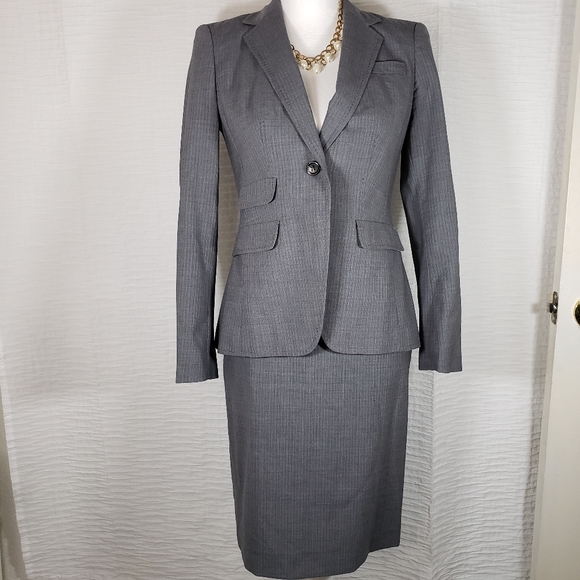 Banana Republic Jackets & Blazers - 3 piece Gray suit (blazer, skirt, pant)